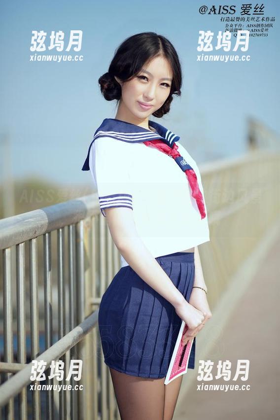 AISS爱丝(钻石版) - 亚美依的街边风景，很不错的丝袜写真分享哦