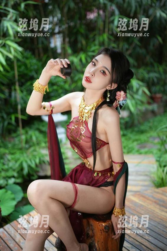 图包特供：余多多Dudu的写真，妲己式古风诱惑简直要疯了！