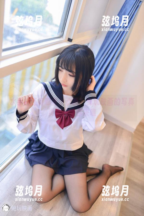 水手裙还有哪些小心机？兔玩映画的写真页面在等你来瞧