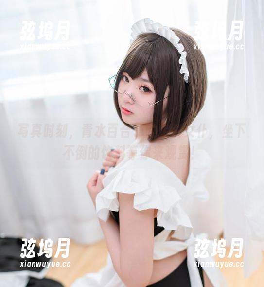 写真时刻，青水百合子的定制女仆，坐下不倒的饮料等你来观赏！